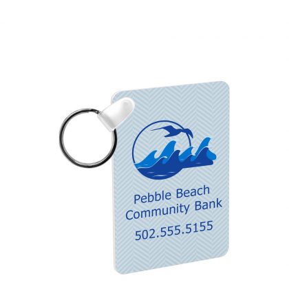 KEY-RINGS (Aluminum 2-sided) GLOSS RECTAN.- 4.06 x 5.71
