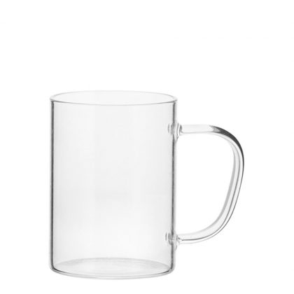 Glass Mug 12oz (Clear)