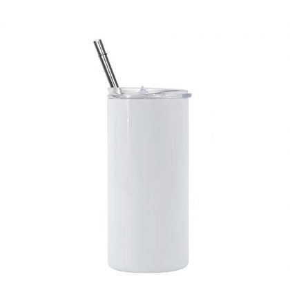 Skinny Tumbler 12oz (White)