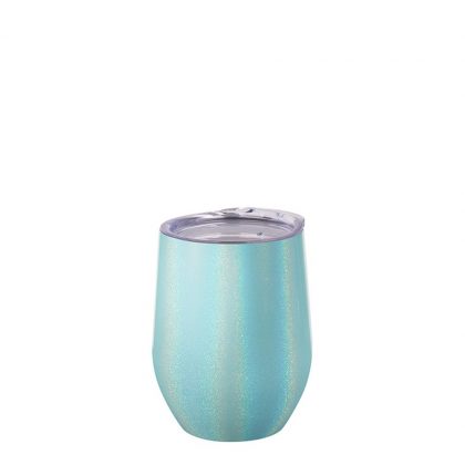 Stemless Cup 12oz (Sparkling Blue Light)