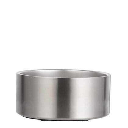 Pet Bowl 64oz SILVER (Diam.20x8.9cm) Stainless Steel