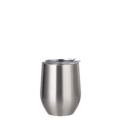 Stemless Cup 12oz (Silver)