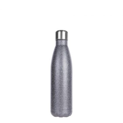 Bowling Bottle 500ml (Glitter Silver)