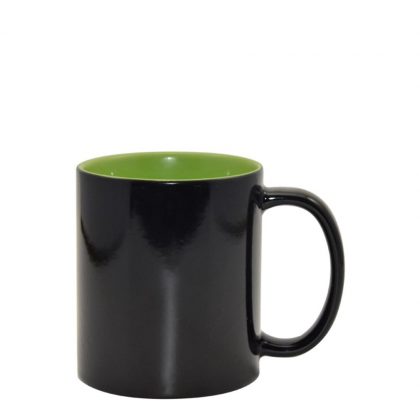MUG CHANGING COLOR 11oz. (Inner GREEN Light) gloss