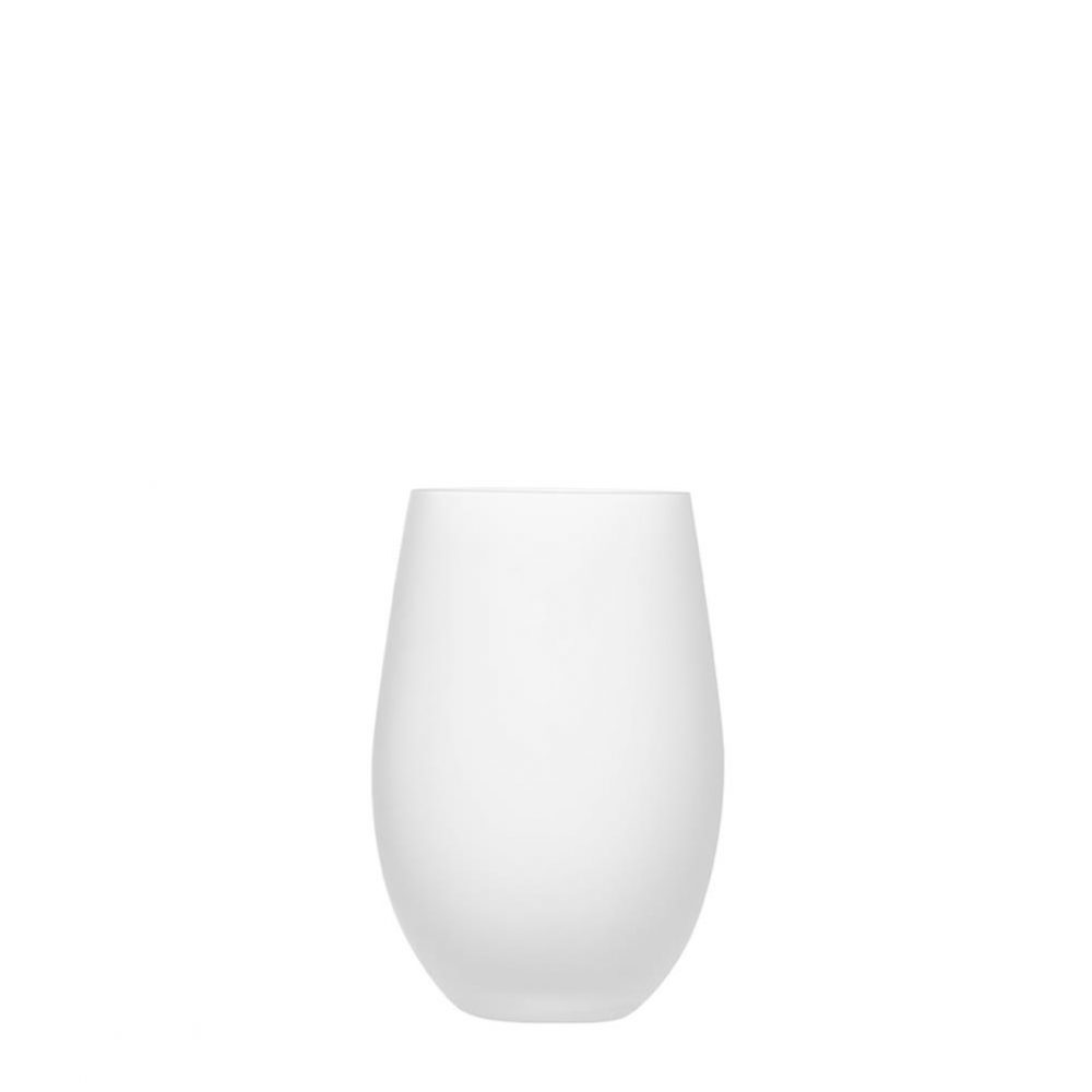 WINE GLASS Stemless 17oz - Frosted
