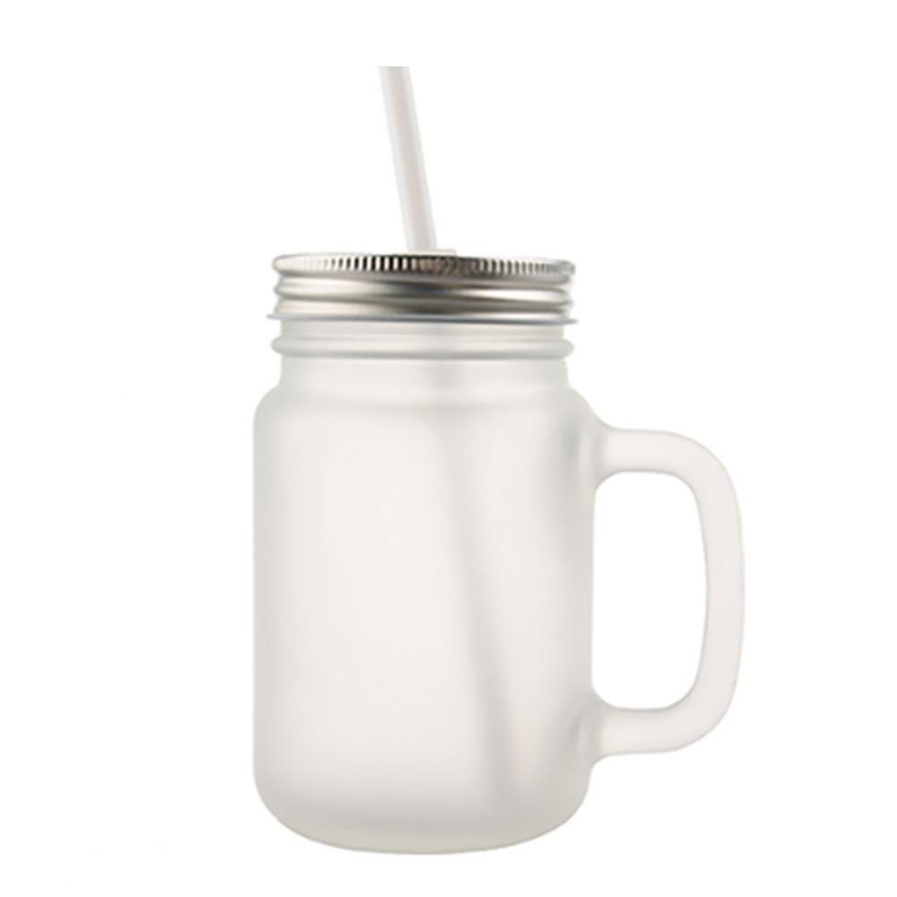 Mason Jar 400ml (Round) FROSTED