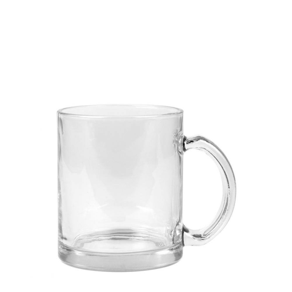 MUG GLASS - 11oz Clear
