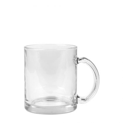 MUG GLASS - 11oz Clear