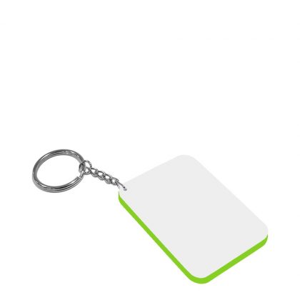 Key-ring 48x68mm (Plastic 2-sided) GREEN LIGHT edge