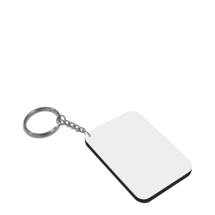 Key-ring 48x68mm (Plastic 2-sided) BLACK edge