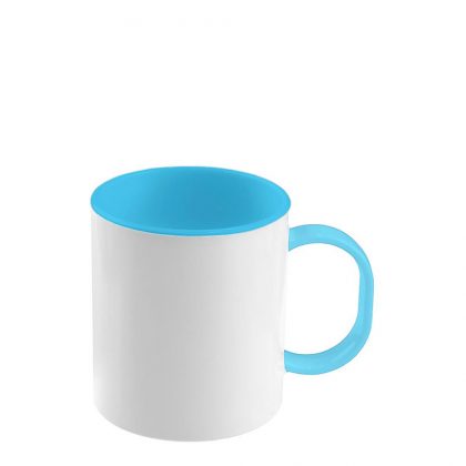 Plastic Mug 11oz. (Inner+Handle) BLUE