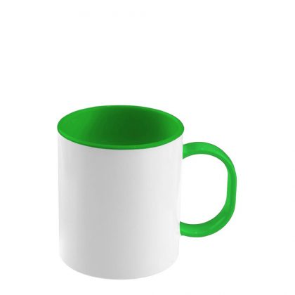 Plastic Mug 11oz. (Inner+Handle) GREEN