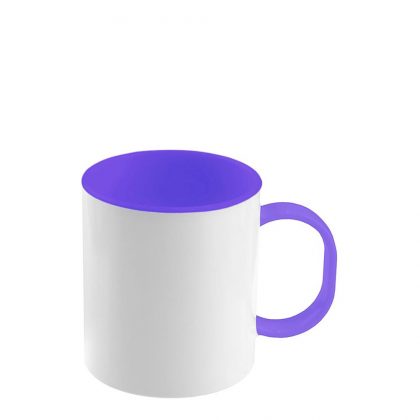 Plastic Mug 11oz. (Inner+Handle) PURPLE