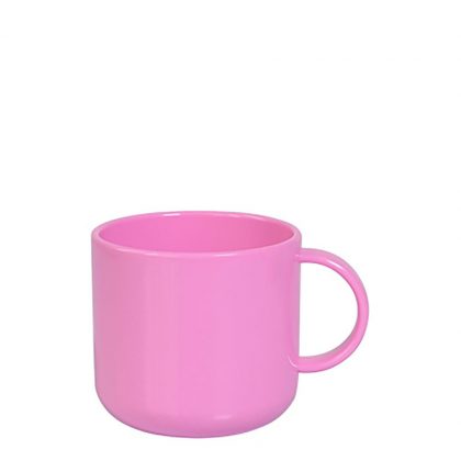 Plastic Kids Mug 6oz. (Full Color) PINK